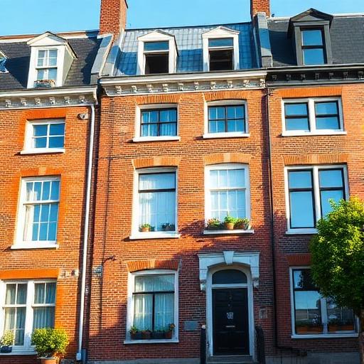 Ingerichte woonkamer van een huurwoning